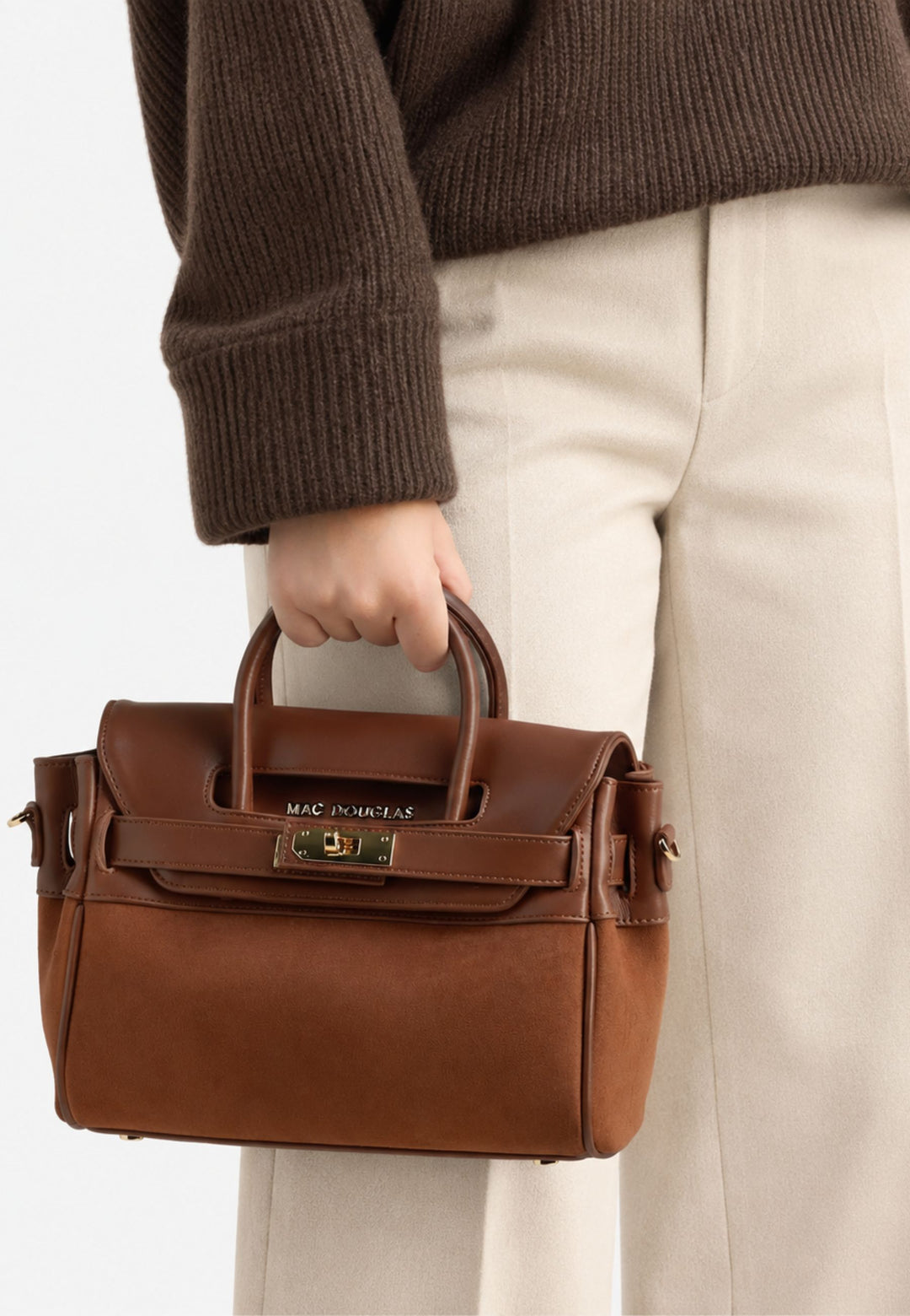 Mac Douglas Borse a mano MINI Pyla2 Stok Cioccolato