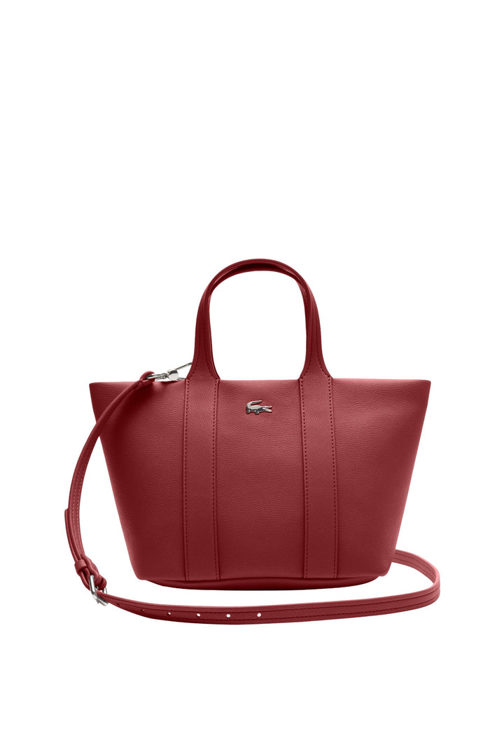 Lacoste Sac à Bandoulière Femme Bordeaux