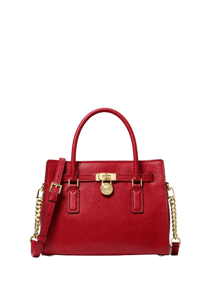 Michael Kors Sac à main Cuir Hamilton Moderne Rouge Profond