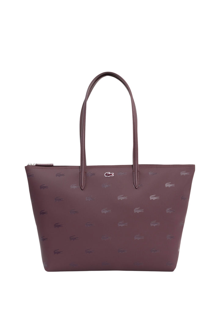 Lacoste Grande Borsa Shopper Donna con zip Oxalis
