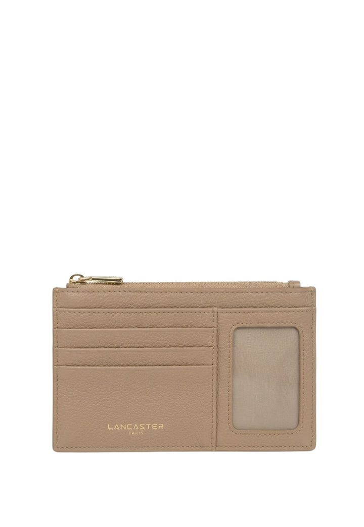 Lancaster Porte-cartes Zippé Dune 129-32 Beige Foncé