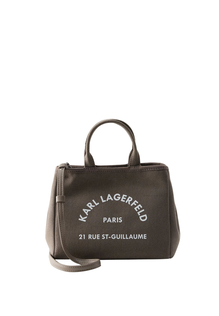 Karl Lagerfeld Cabas Convertible Mini Coton Taupe