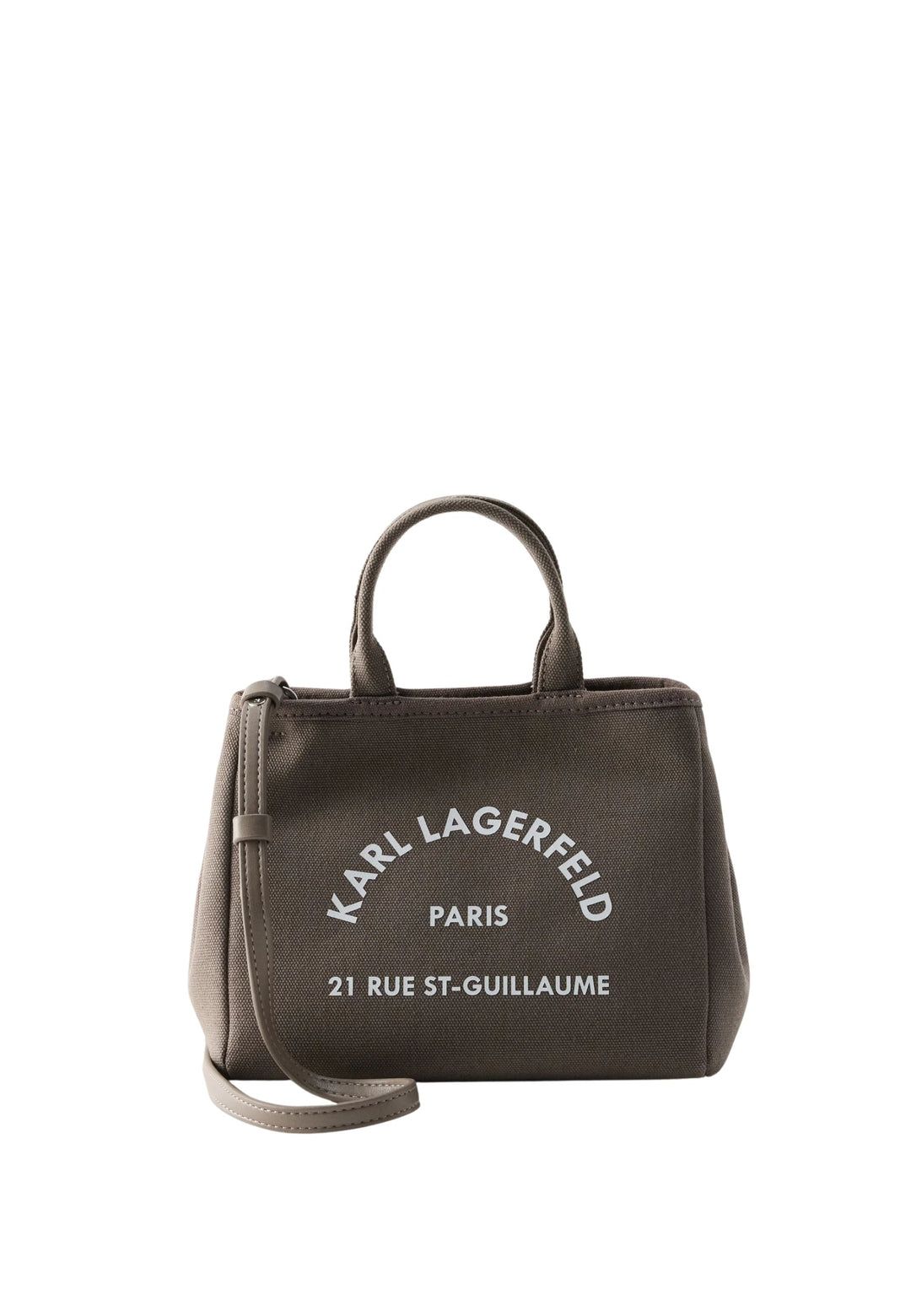 Karl Lagerfeld Cabas Convertible Mini Coton Taupe