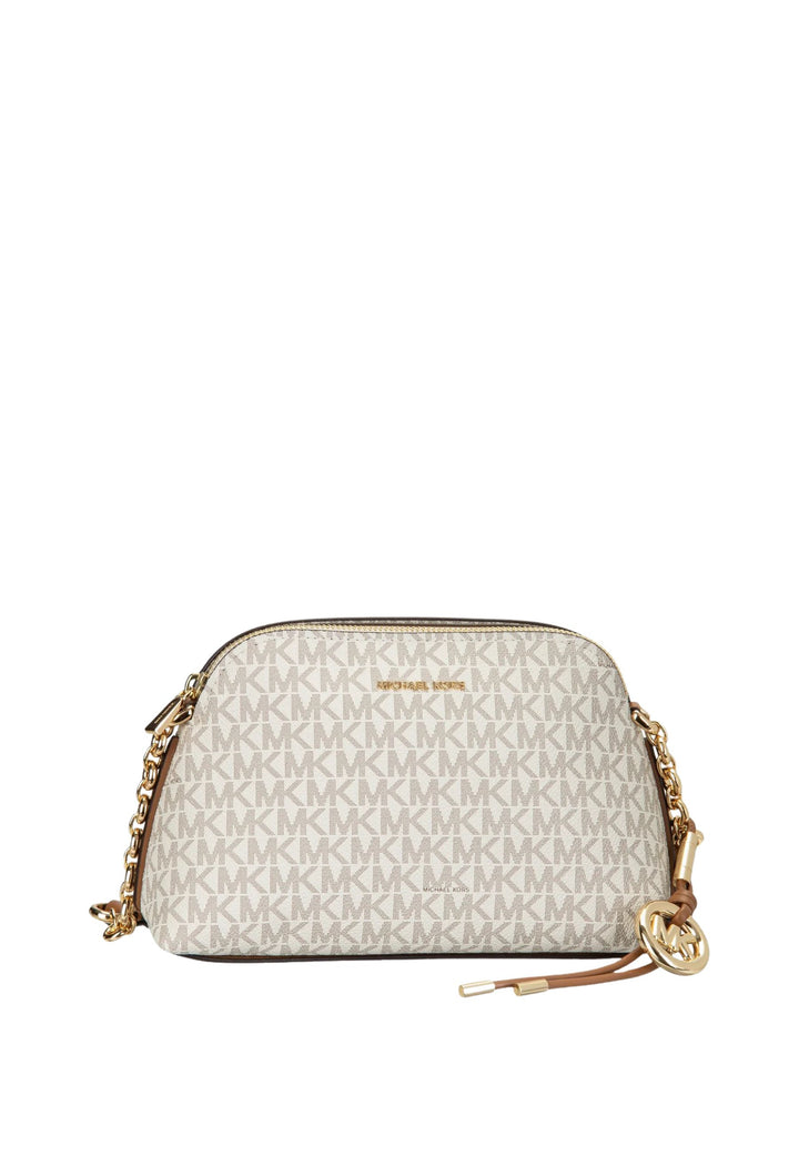 Michael Kors Schëllerbeutel Freddie klengen Dôme Beige