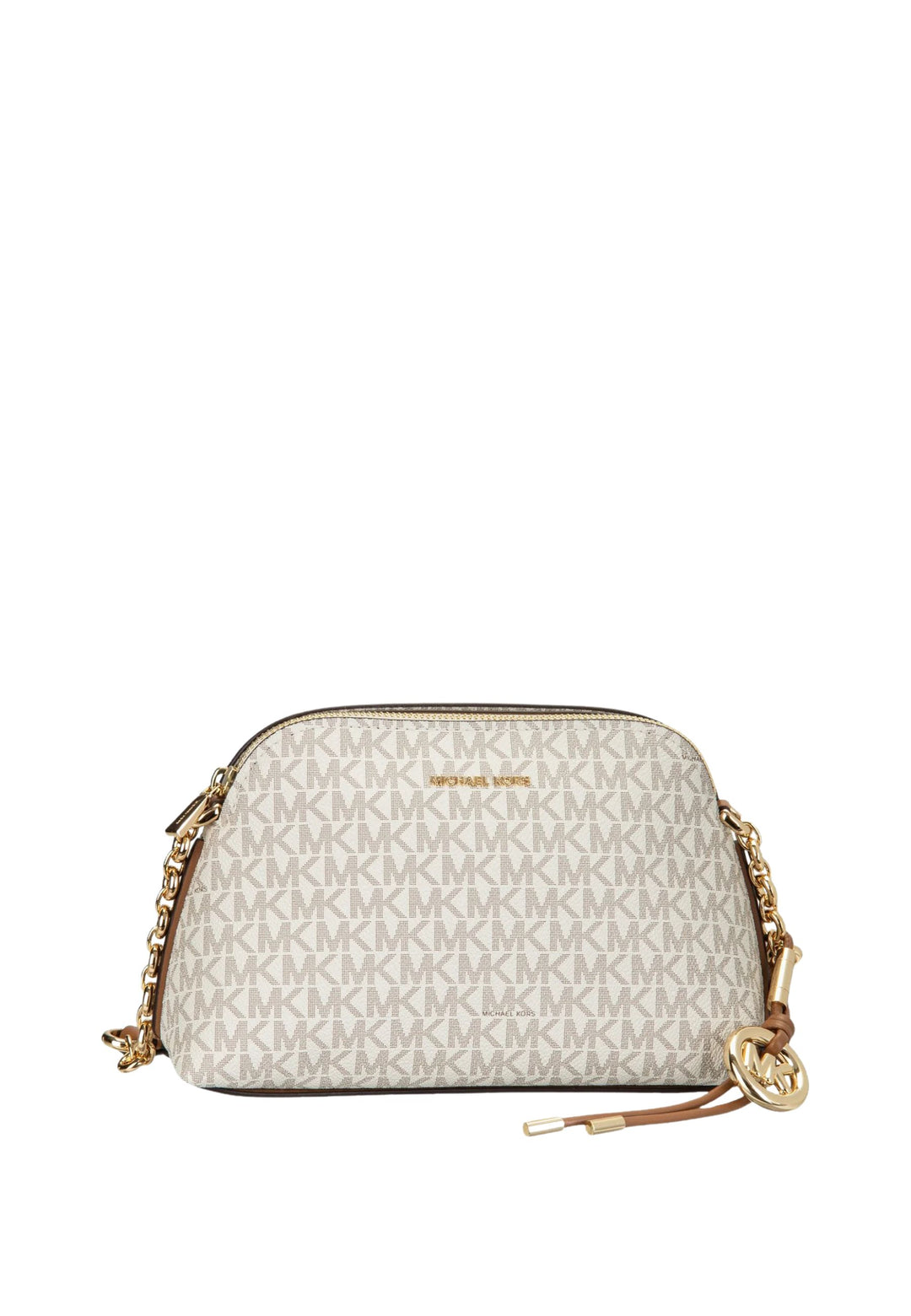Michael Kors Schëllerbeutel Freddie klengen Dôme Beige
