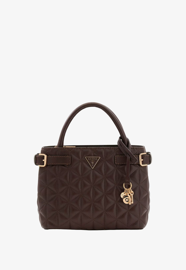 Guess Malas de mão Atabey Hobo Espresso QG988305