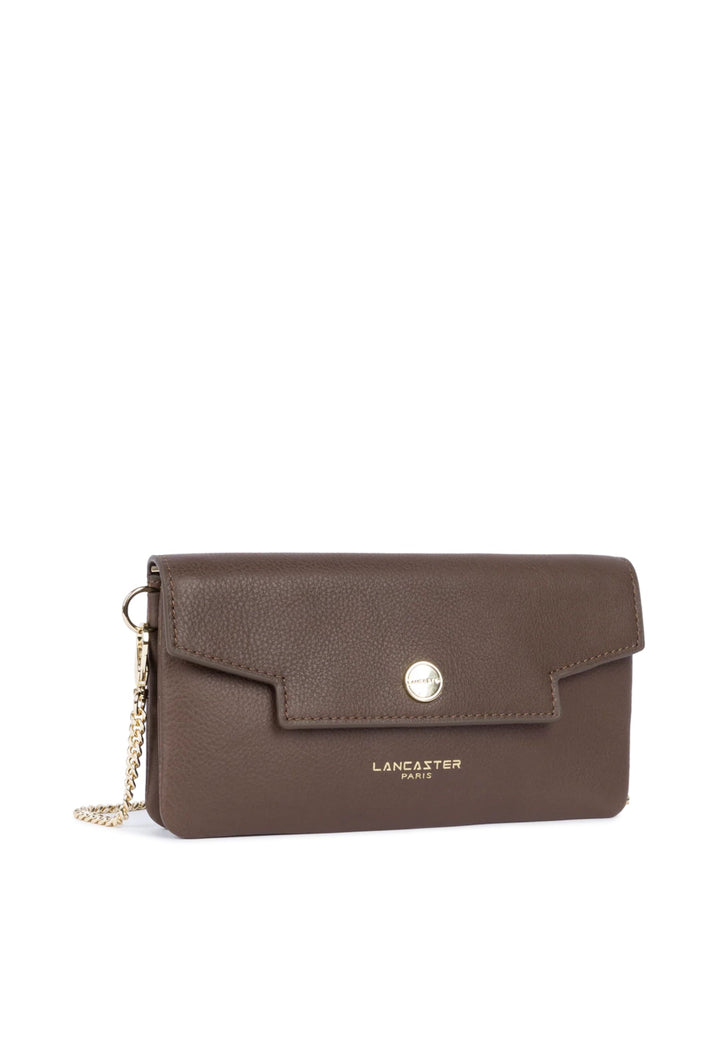 Flap pouch with snap S Mademoiselle Grace 172-32 Brown