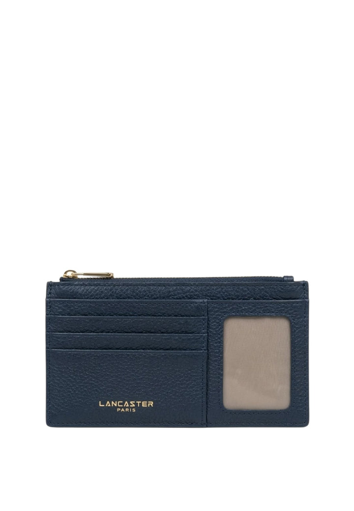 Lancaster Porte-cartes Zippé Dune 129-32 Bleu Foncé
