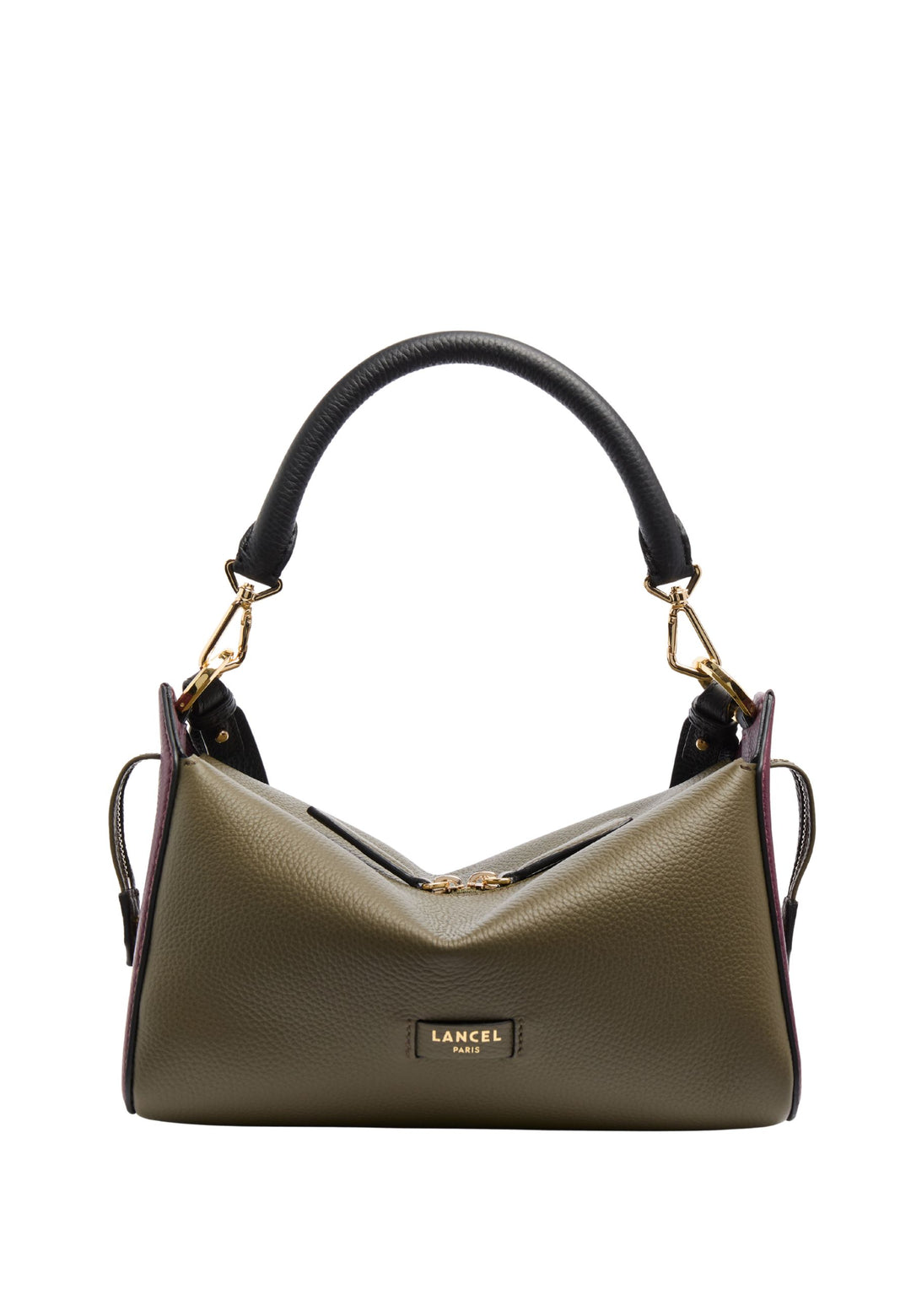 Lancel Louison Hobo-Beutel M Lieder Kaki