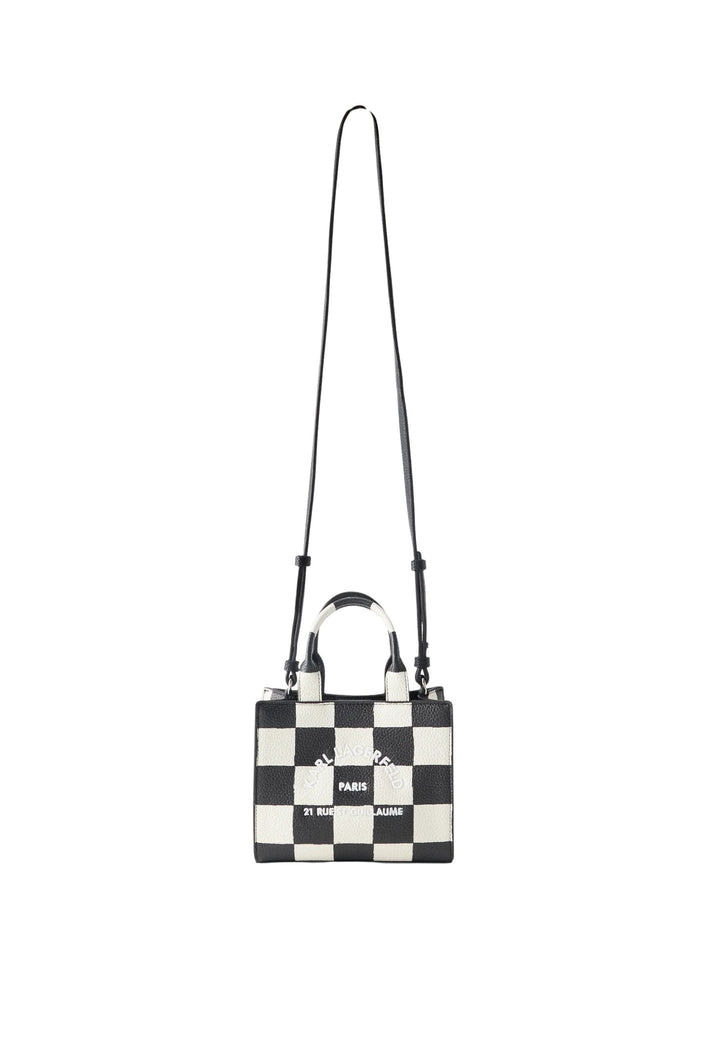 Karl Lagerfeld Cabas Carré Mini Damier Noir & Blanc