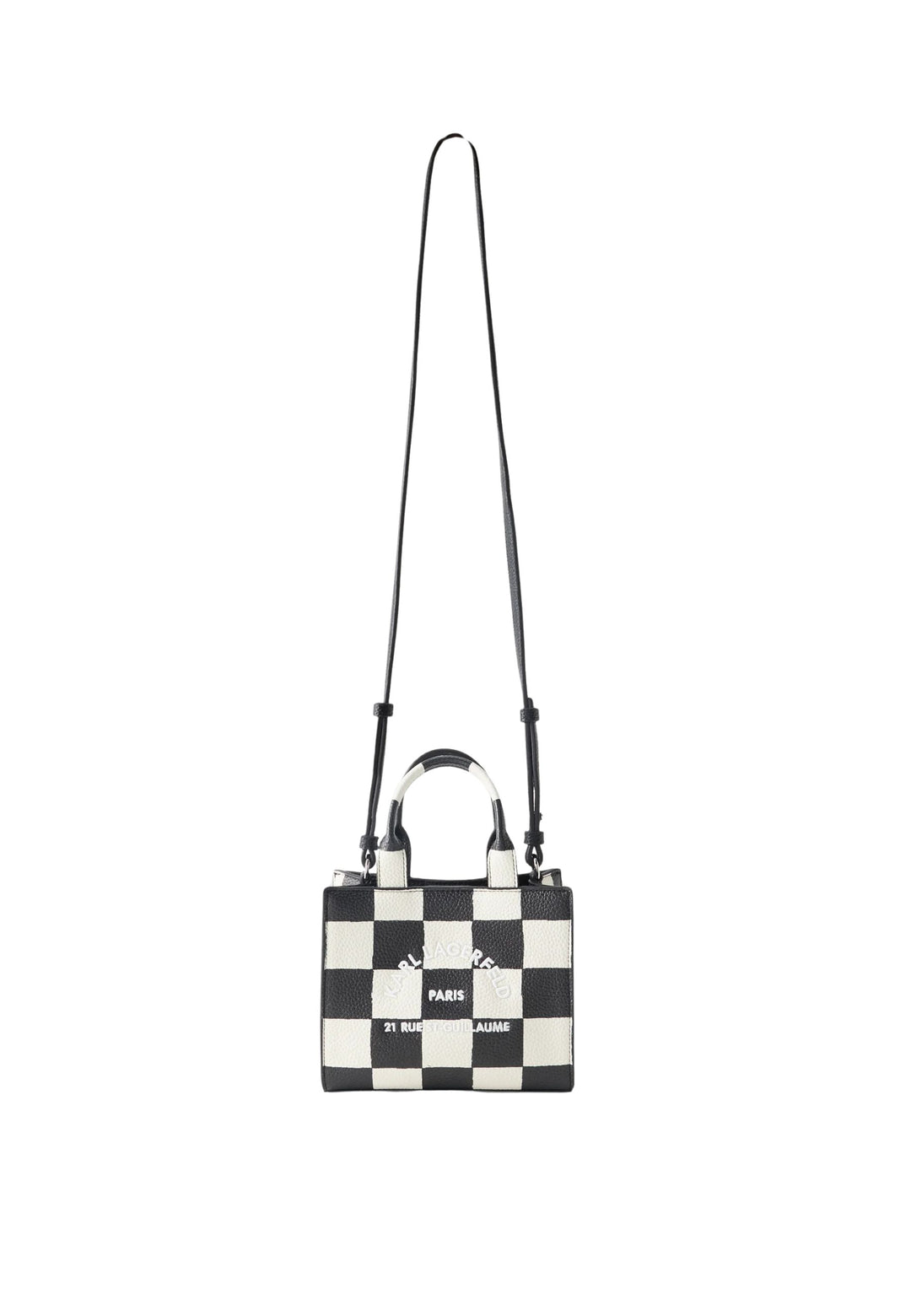 Karl Lagerfeld Cabas Carré Mini Damier Noir & Blanc