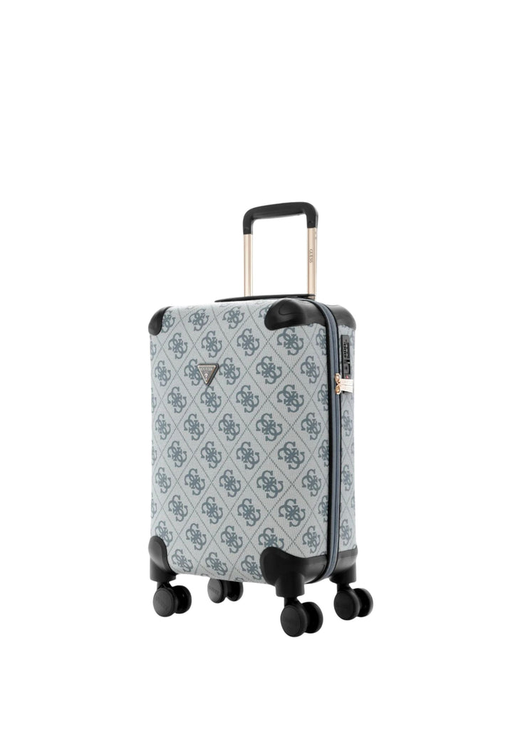 Guess Walizka Berta Toiletry Train Slate Logo