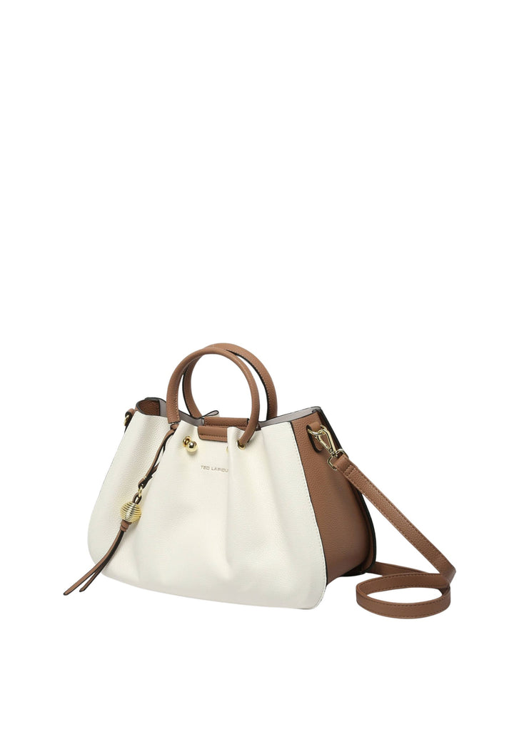 Handväska Ted Lapidus AU8924 Vit/Taupe