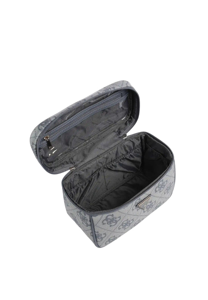 Guess Berta Travel Bag Toiletry Train Slate Logo OB8688039