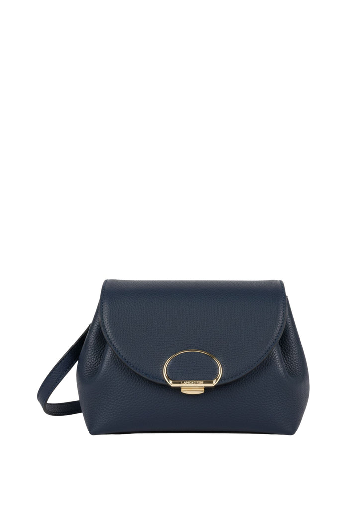 Lancaster Sac trotteur A rabat avec fermoir S Milano Pia 547-130 Bleu Foncé