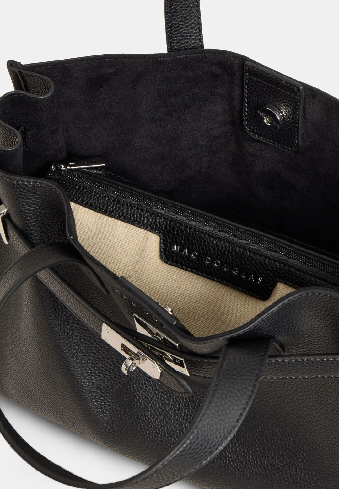 Mac Douglas Shopper-Beutel M Tote Land Schwaarz