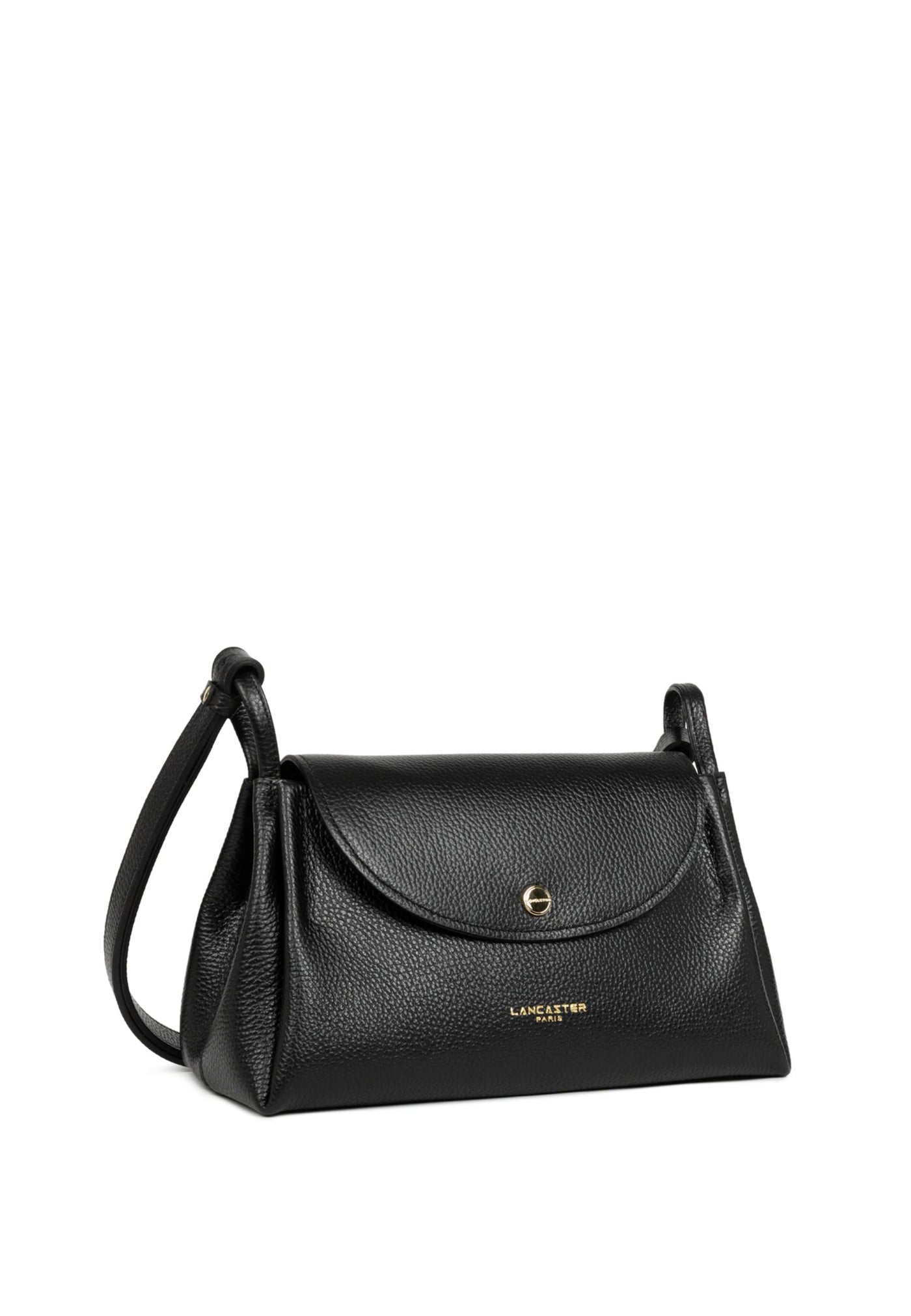Lancaster Sac trotteur A rabat aimanté S Accordéon Double 470-87 Noir - In - Nude