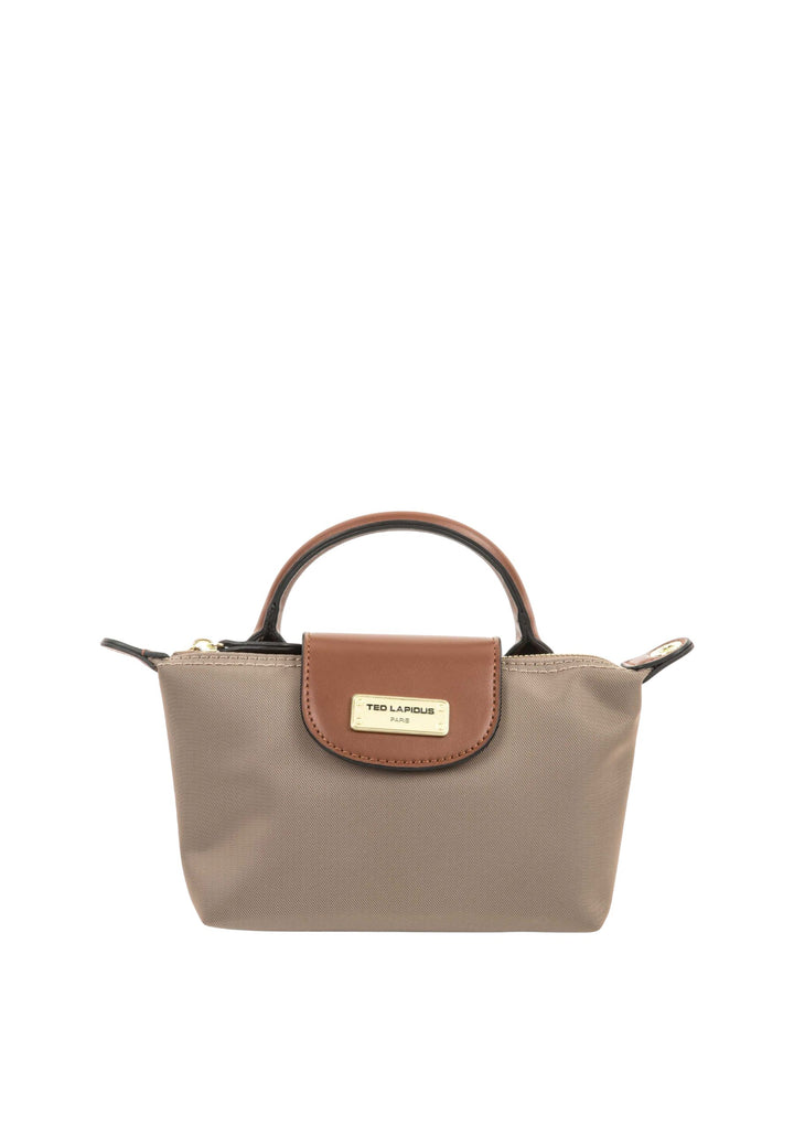 Ted Lapidus Petit Sac à main Jaimie DU43506 Naturel/Cognac