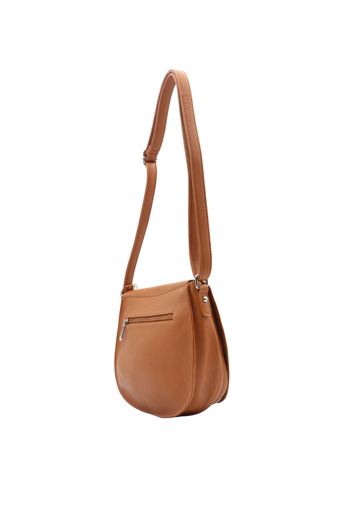 Axelremsväska med lock F7535 Flora & Co Camel