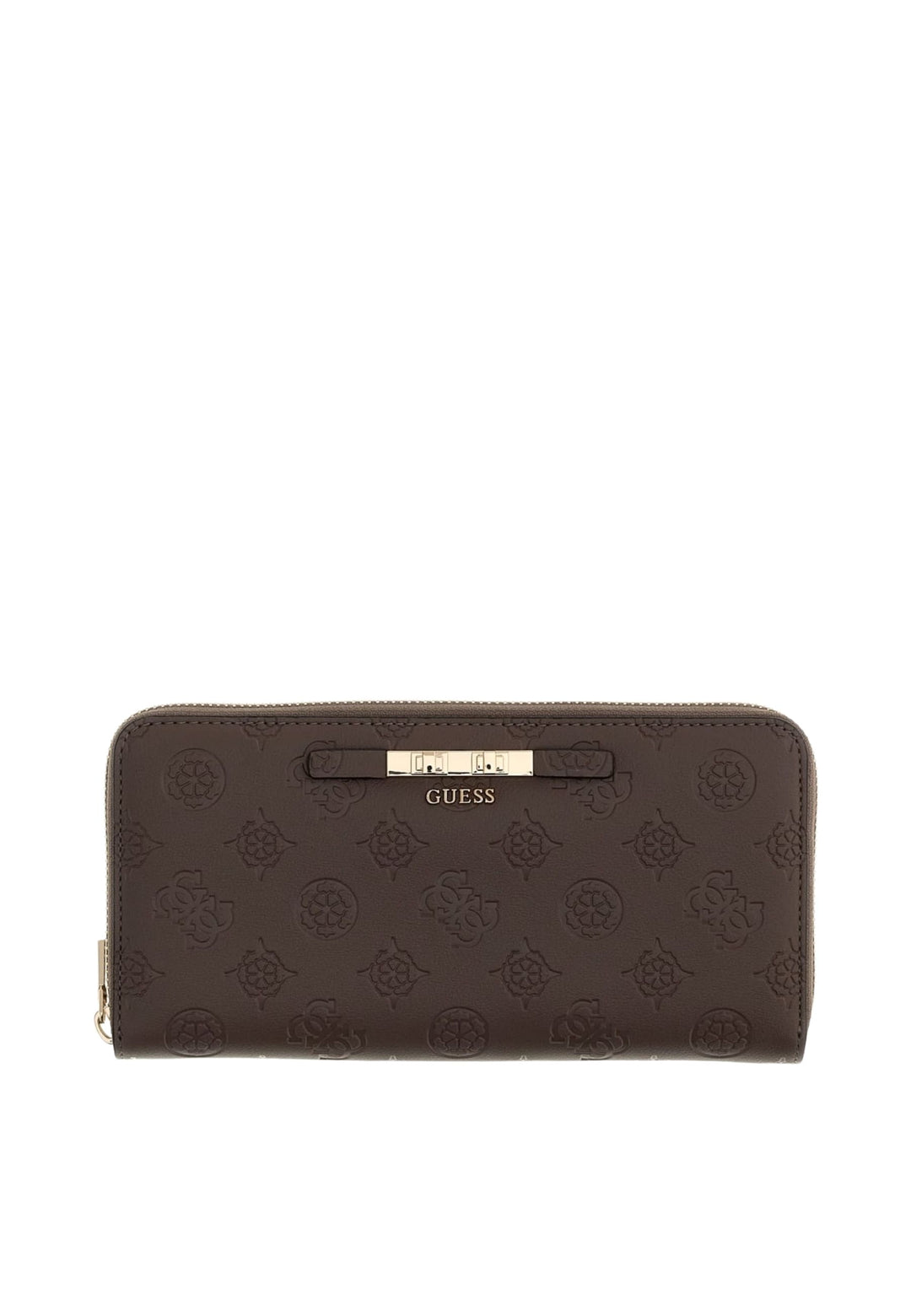 Guess Matkalompakko Carmella Grand Taupe Logo