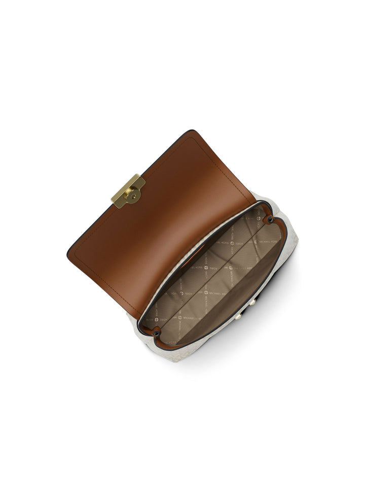 Michael Kors Sac Bandoulière Tribeca 32R6G2RC0B Beige