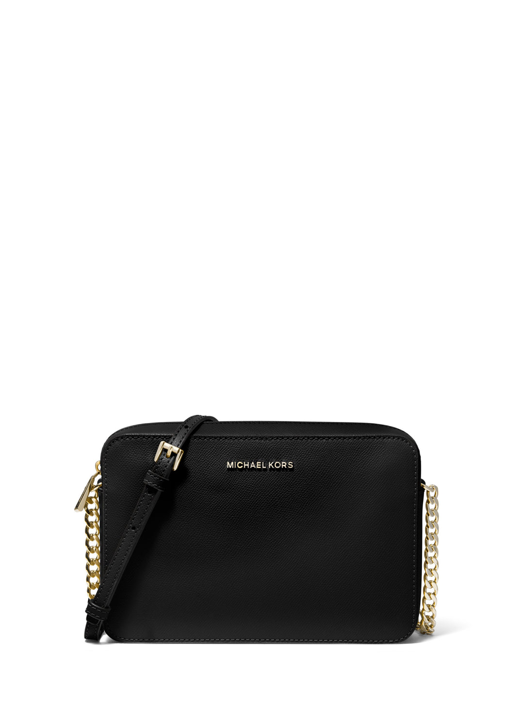 Michael Kors Borsa a tracolla in pelle Jet Set 32S4GTVC3L Nero
