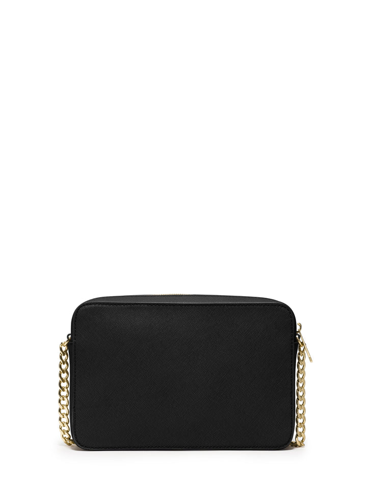 Michael Kors Borsa a tracolla in pelle Jet Set 32S4GTVC3L Nero