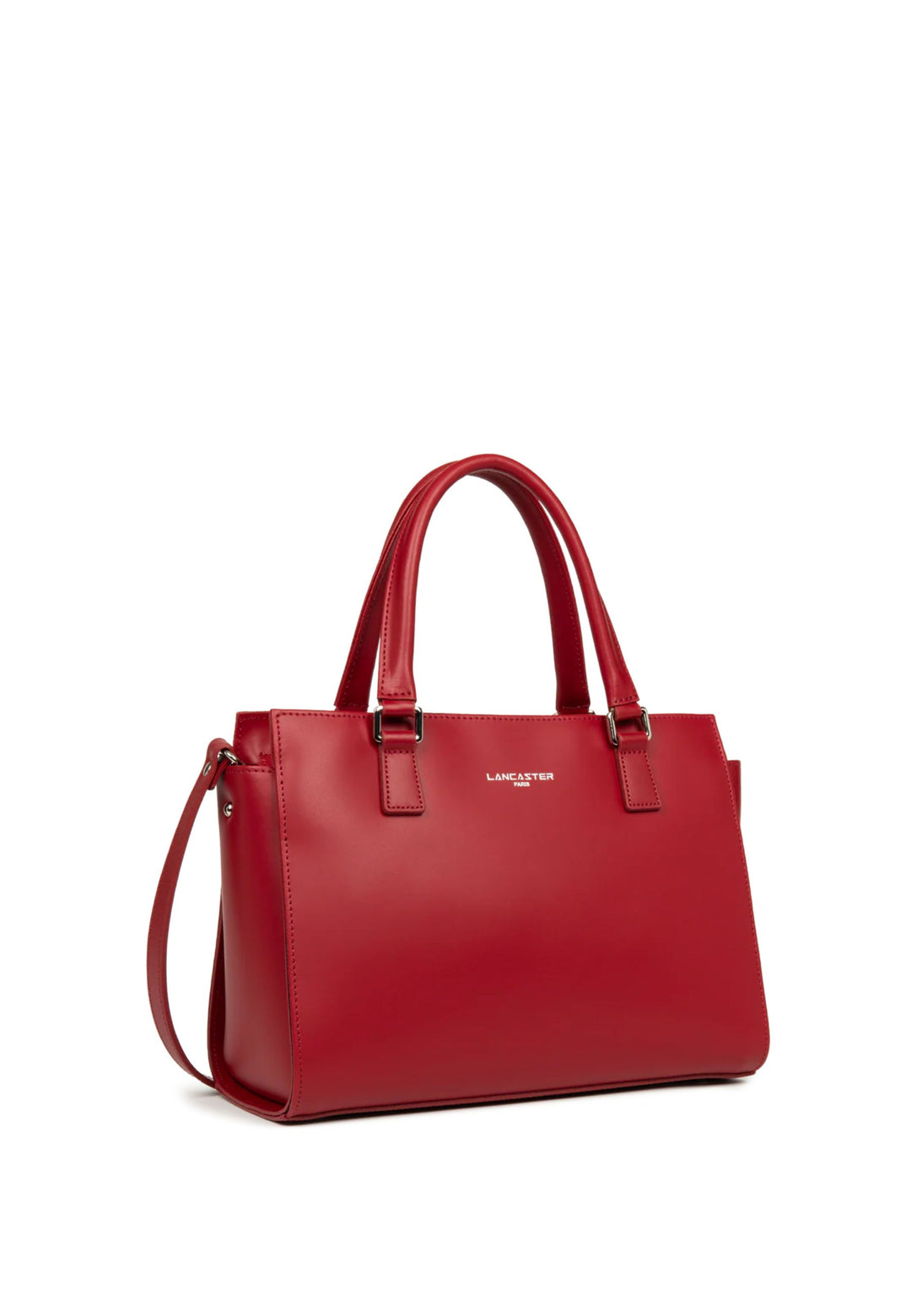 Lancaster Sac à main Zippée M Smooth 437-03 Carmin