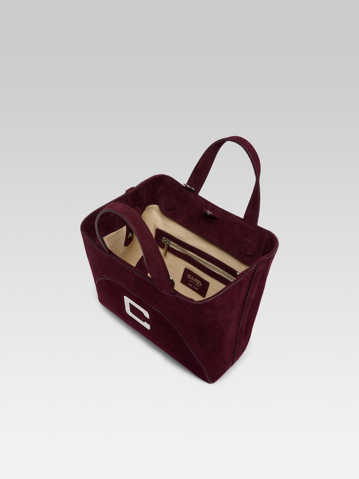 Carel Paris Sacs À Main Place Clemenceau Cuir Violet