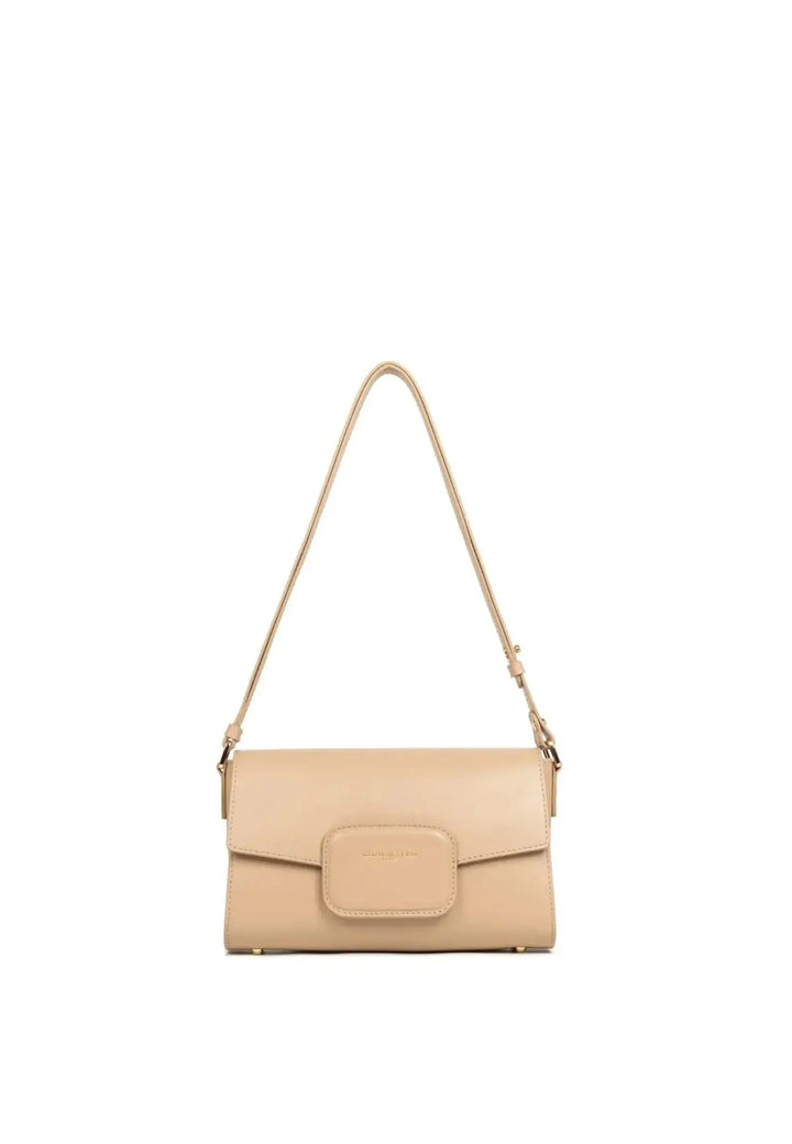 Sac Bandoulière Beige Foncé 