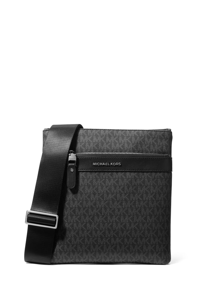 Michael Kors Sacoche Hudson à logo Signature 33T5LHDM1B Noir