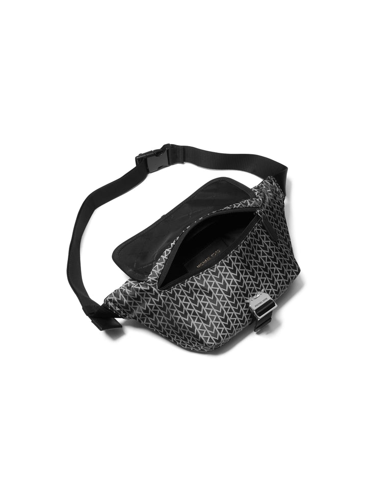 Michael Kors Heuptasje Eli in jacquard met MK-logo 33T5SEEY5O Zwart