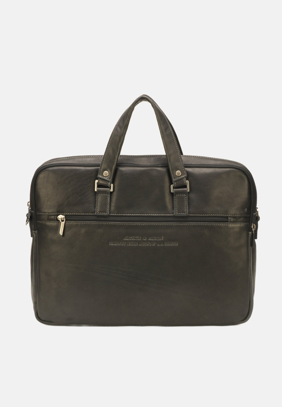 Arthur & Aston Dokumententasch Mann 2028-05 Schwaarz