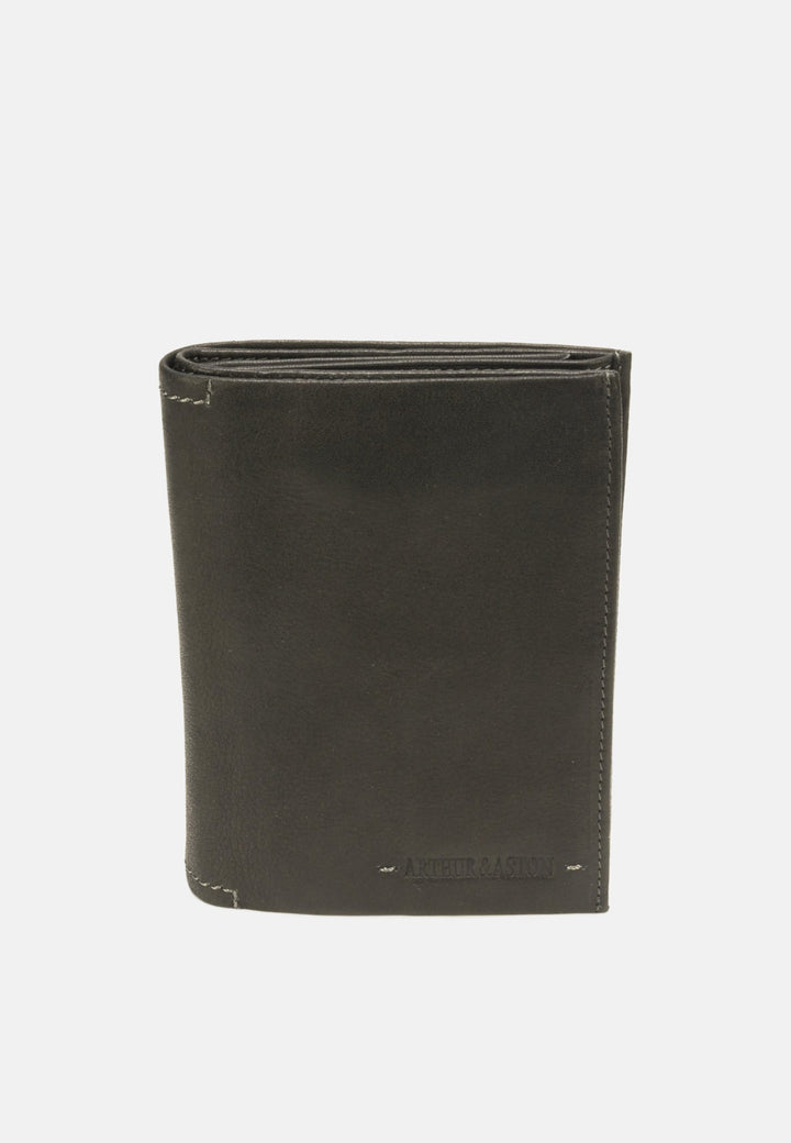 Arthur & Aston Portefeuilles Mixte, Homme, Femme 2028-424 Noir