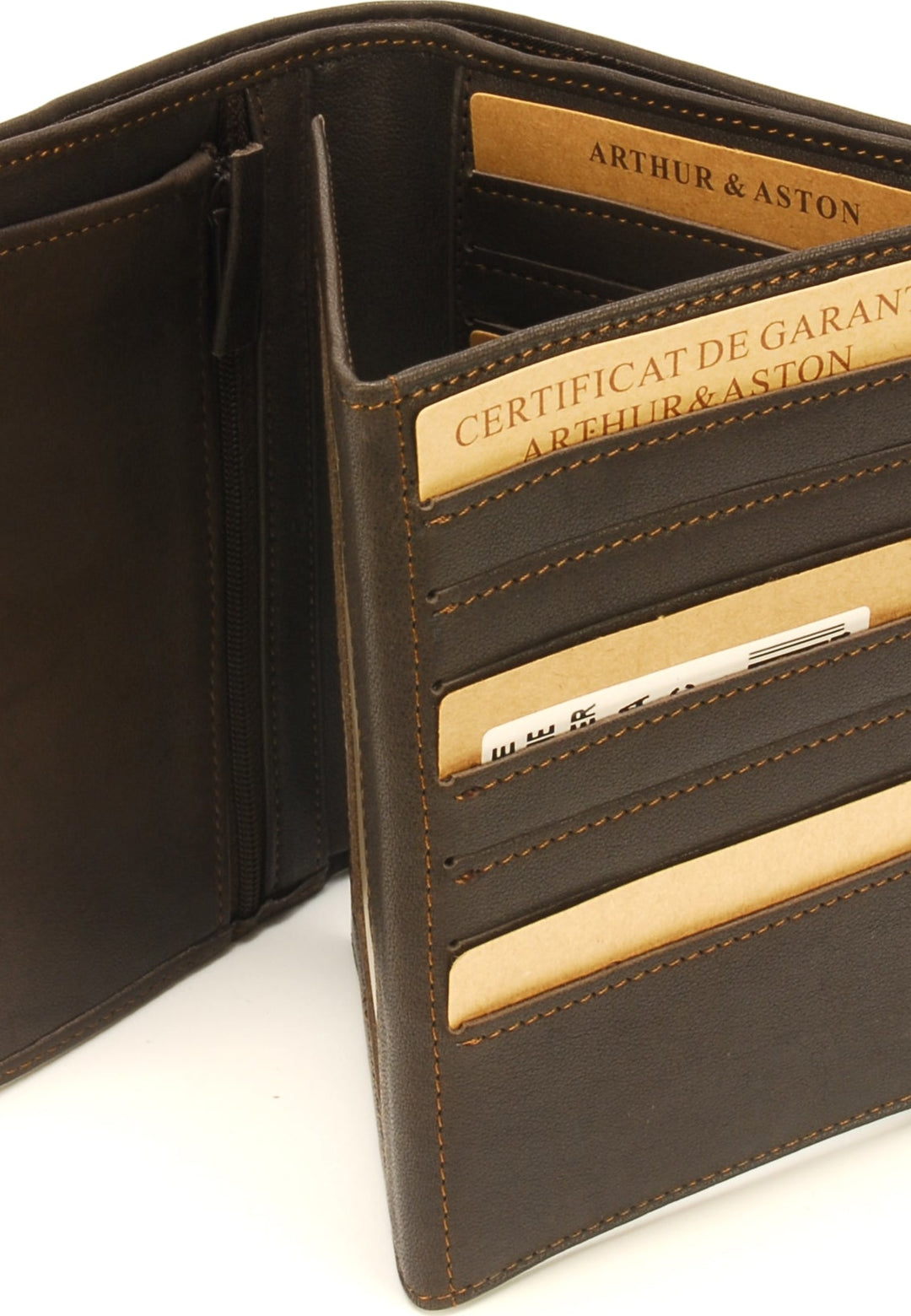 Arthur & Aston Wallets Unisex, Men, Women 2028-424 Cognac