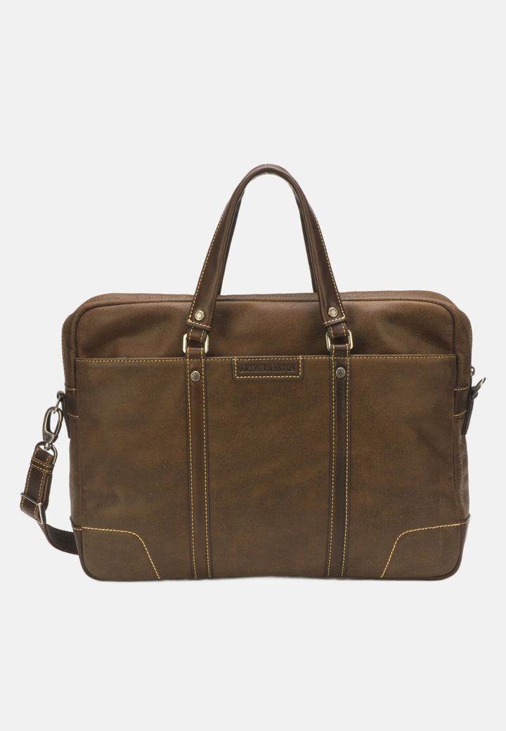 Arthur & Aston Men's Document Holder 2158-01 Chestnut