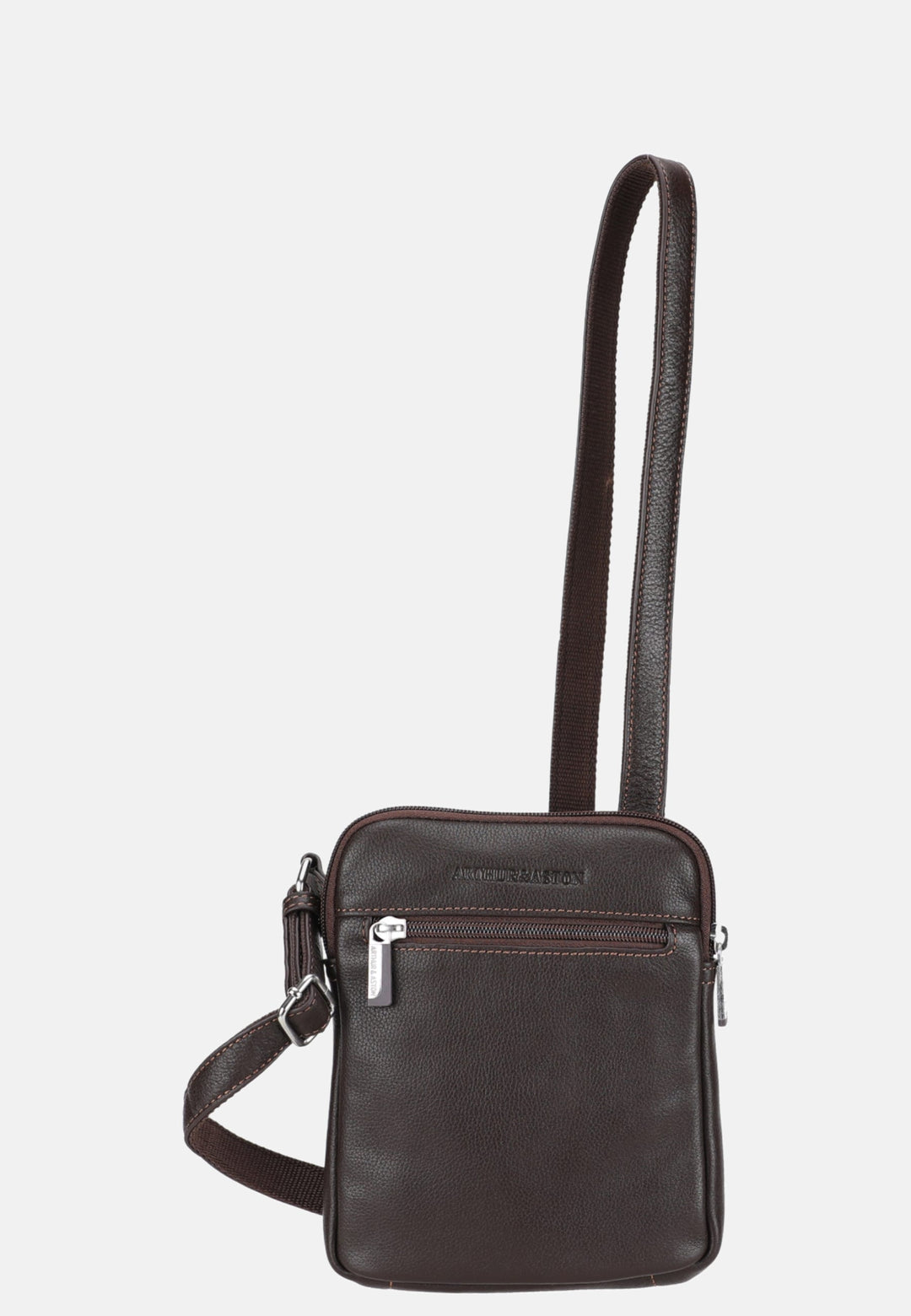 Arthur & Aston Men's Shoulder Bag 2212-23 Chestnut