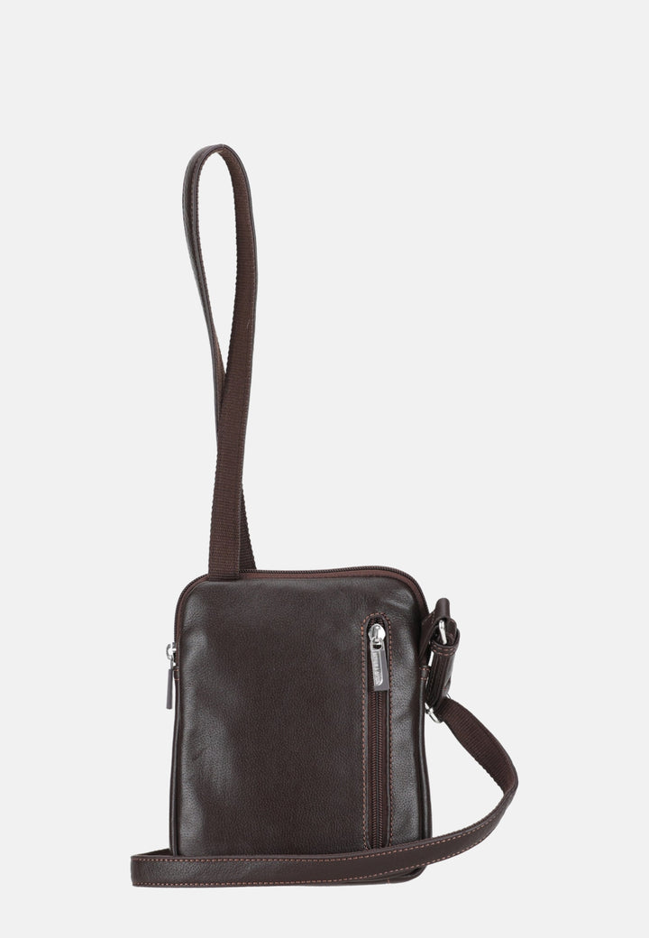 Arthur & Aston Men's Shoulder Bag 2212-23 Chestnut