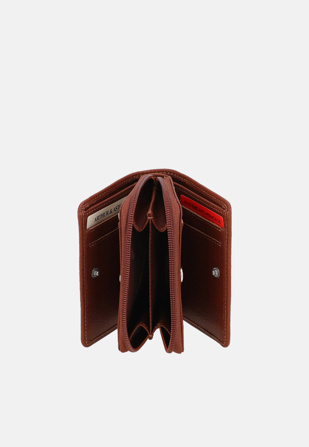 Arthur & Aston Etui na Karty Unisex, Mężczyzna, Kobieta 2528-161 Cognac
