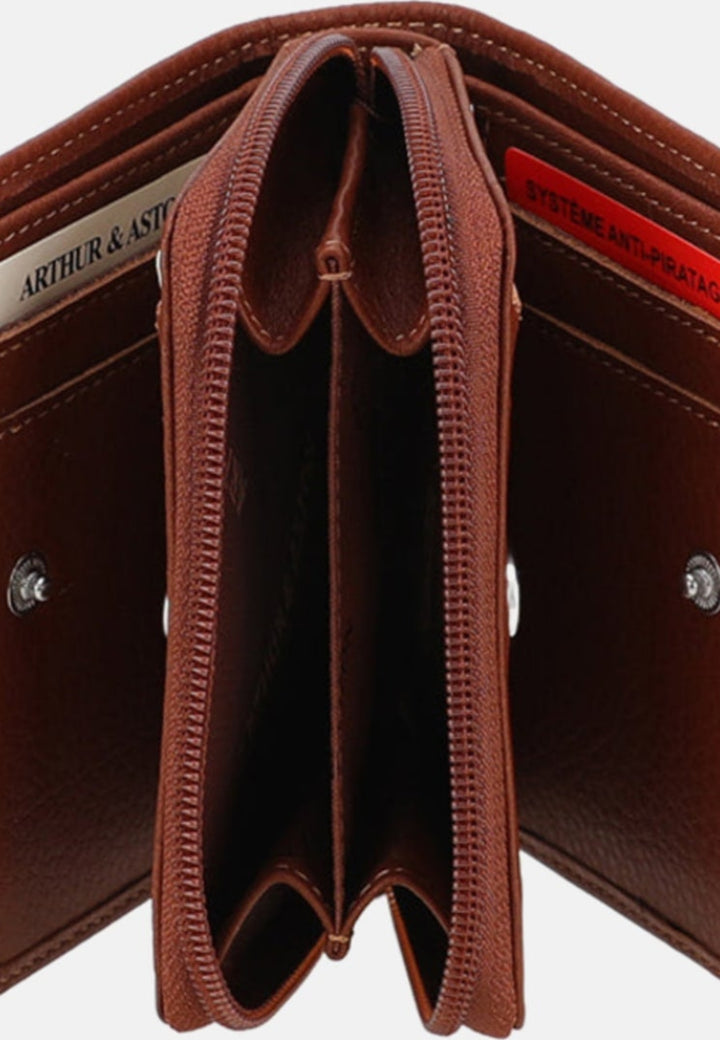 Arthur & Aston Etui na Karty Unisex, Mężczyzna, Kobieta 2528-161 Cognac