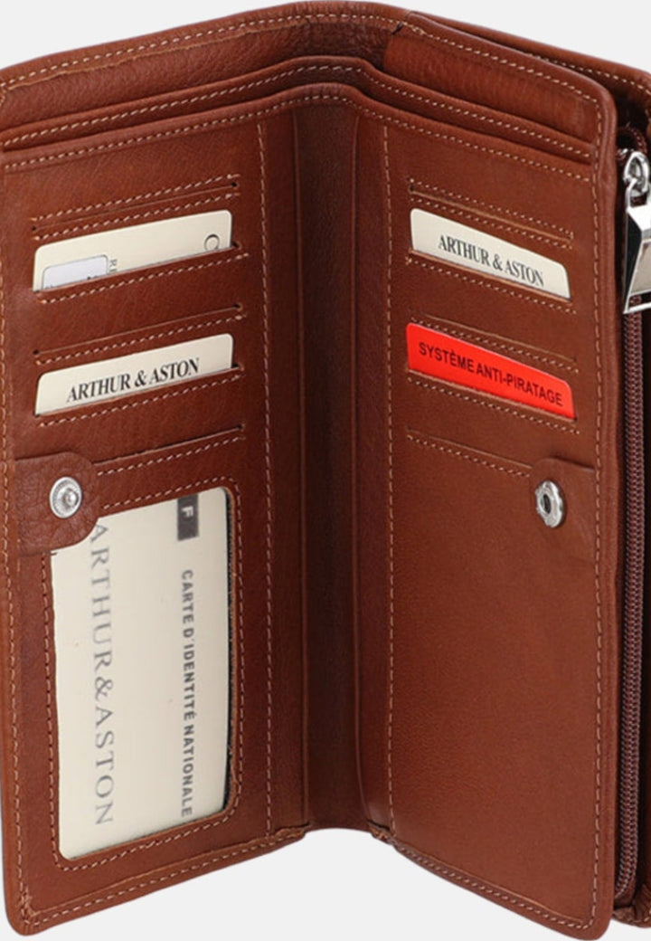 Arthur & Aston Porte Cartes Mixte, Homme, Femme 2528-295 Cognac