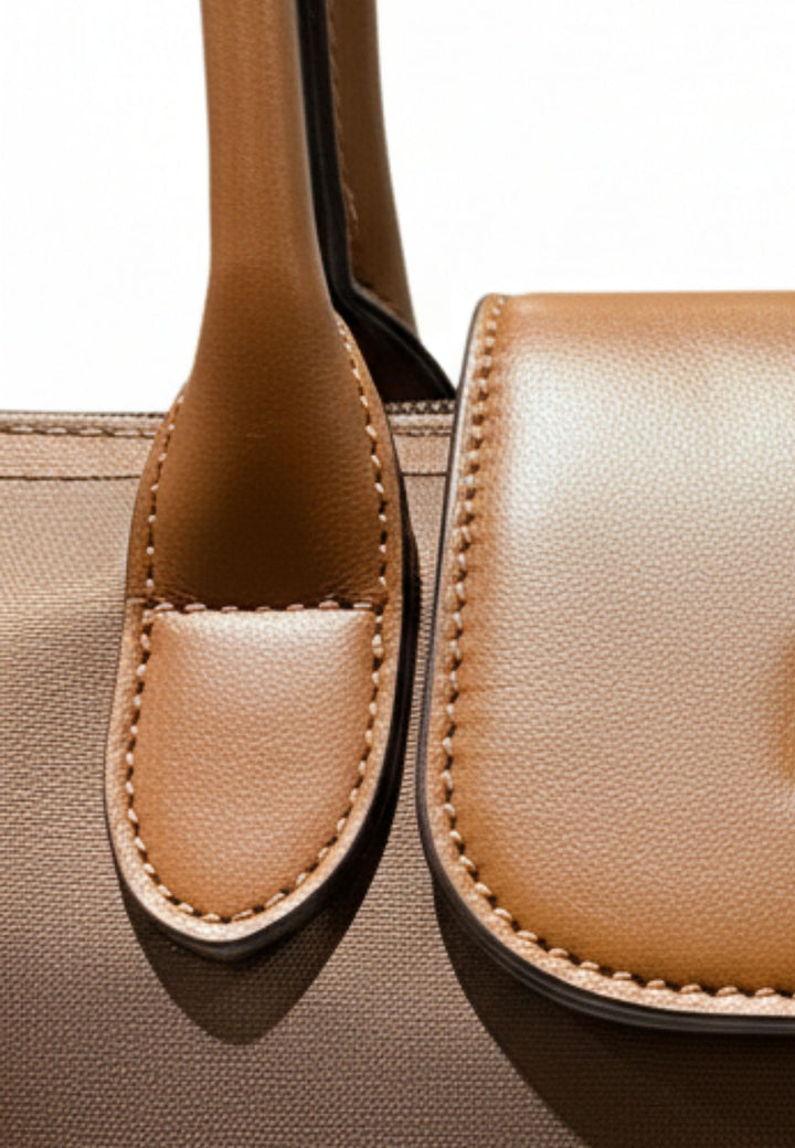 Ted Lapidus Sac à main Jaimie Femme DU43511 Marron/ Cognac