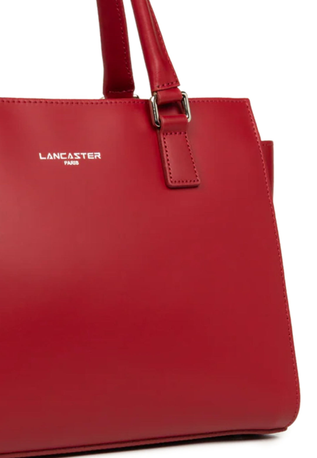 Lancaster Sac à main Zippée M Smooth 437-03 Carmin