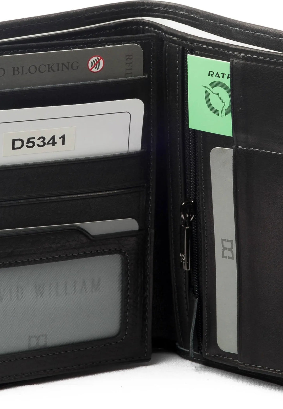 Portefeuille cuir Coulter David William D5341 Noir