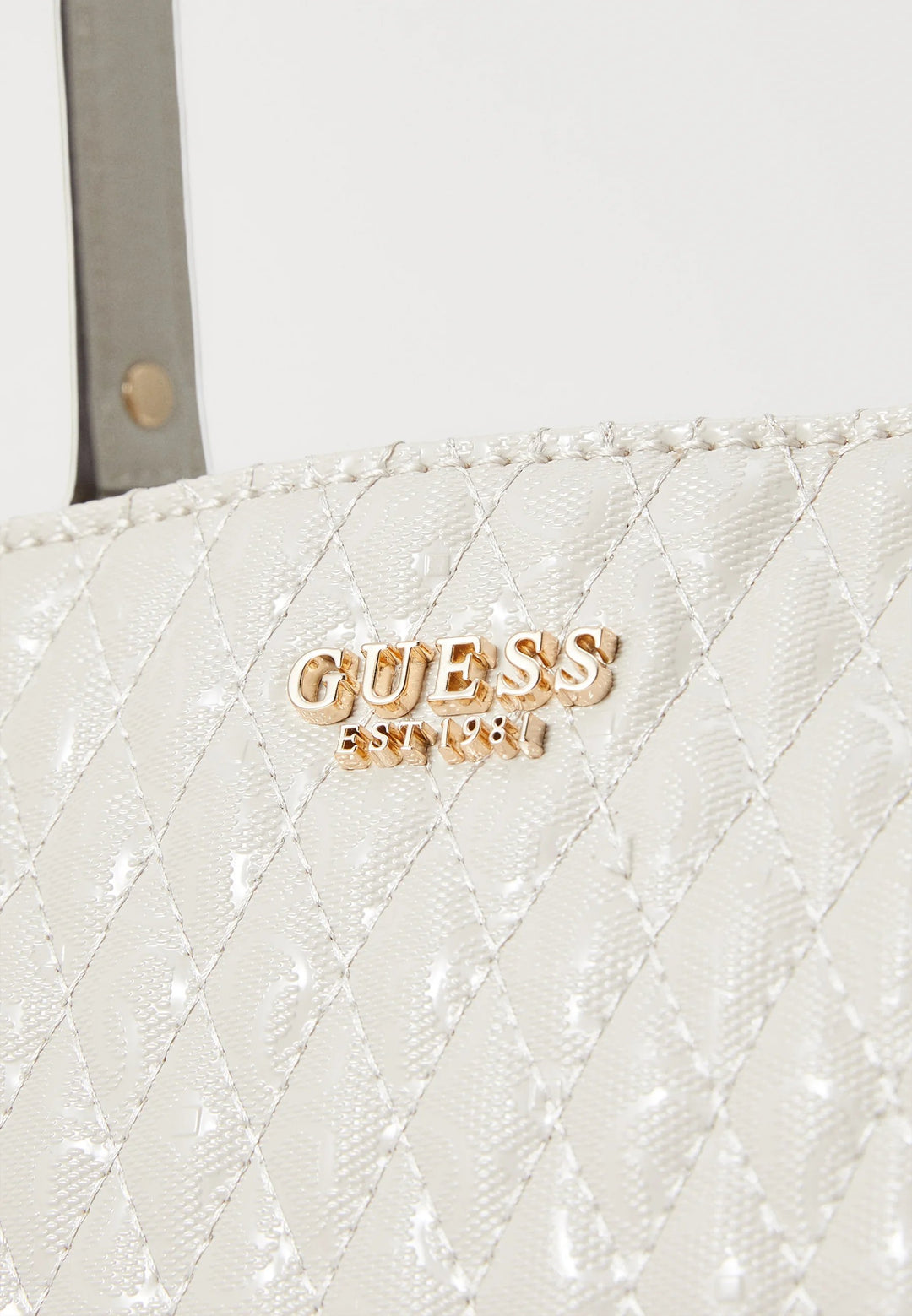 Guess Betula Satchel Shoulder Bag Taupe GG962625