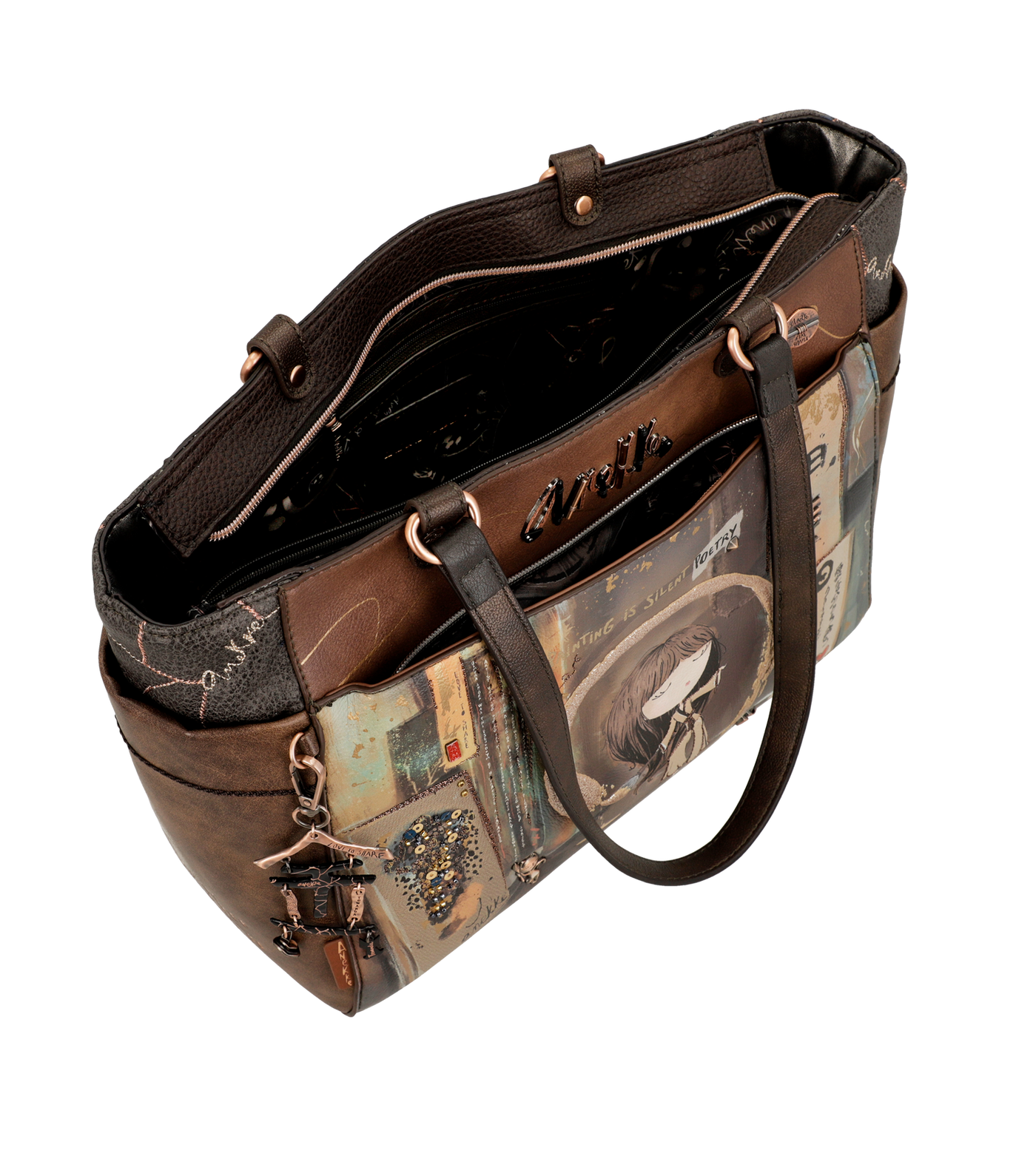 Sac Bandoulière Anekke Shoen 37702-216 Marron