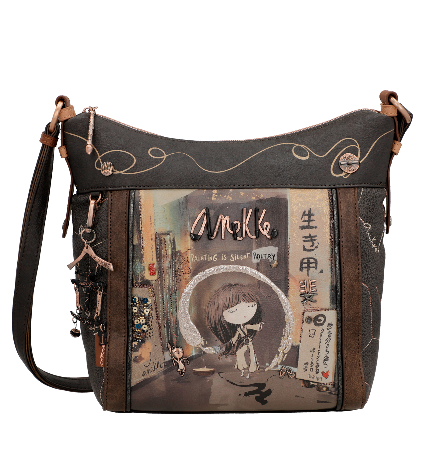 Sac Bandoulière Anekke Shoen 37703-007 Marron