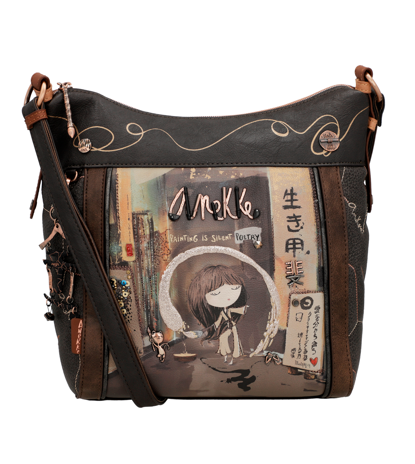 Sac Bandoulière Anekke Shoen 37703-007 Marron