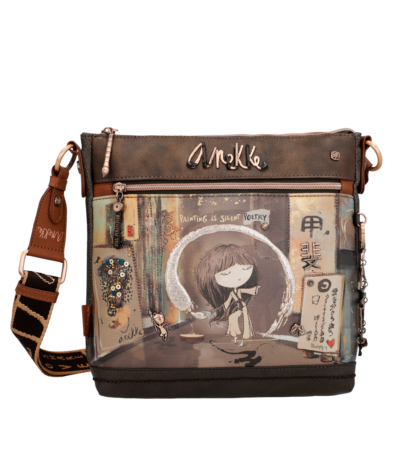 Sac Bandoulière Anekke Shoen 37703-069 Marron