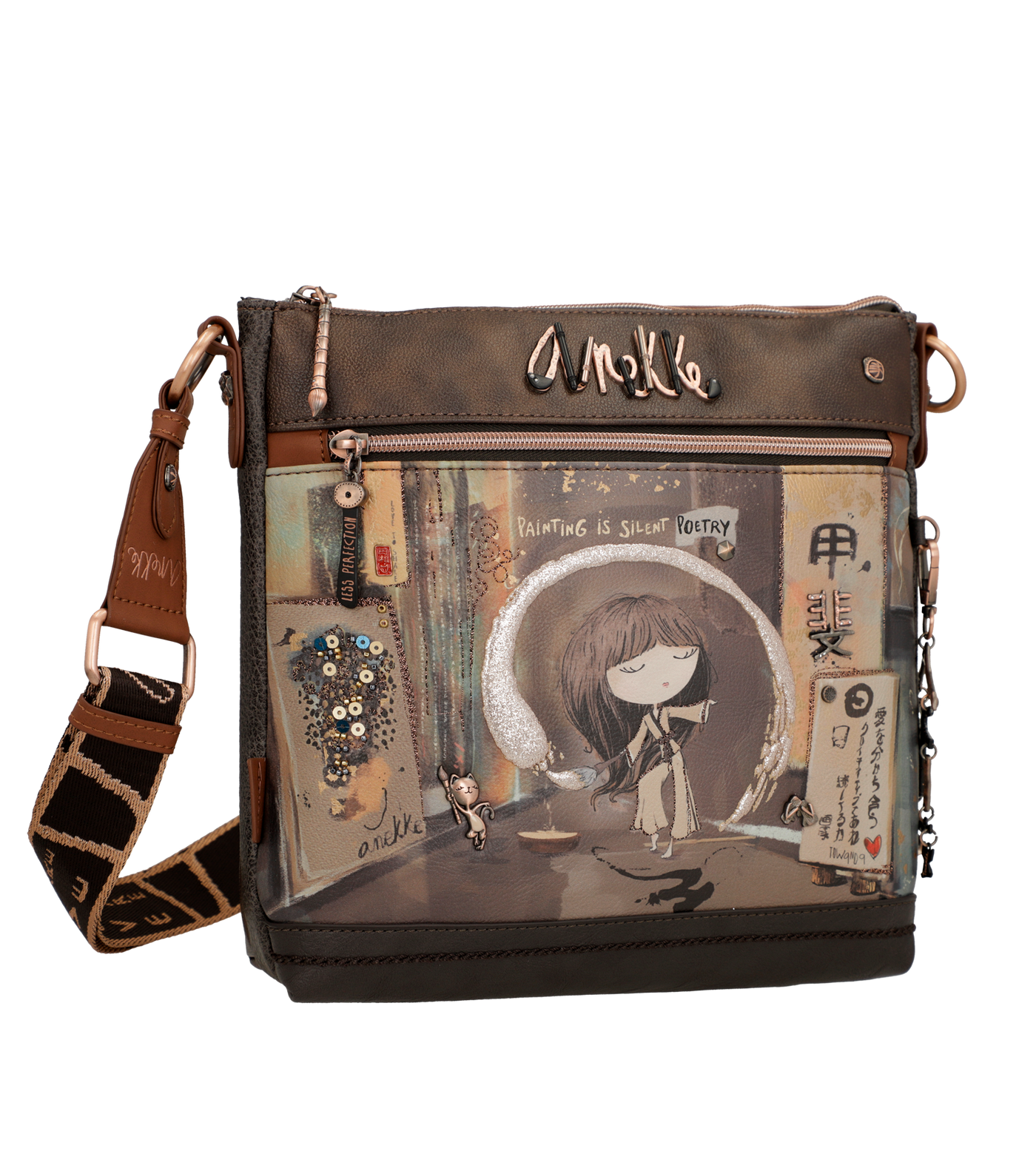 Sac Bandoulière Anekke Shoen 37703-069 Marron
